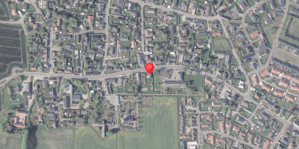 Oversvømmelsesrisiko fra vandløb på Postvej 27, 8382 Hinnerup