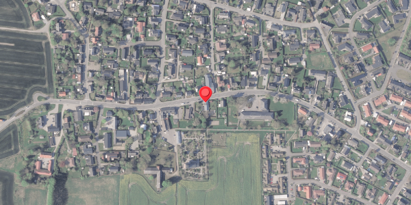 Oversvømmelsesrisiko fra vandløb på Postvej 29, 8382 Hinnerup