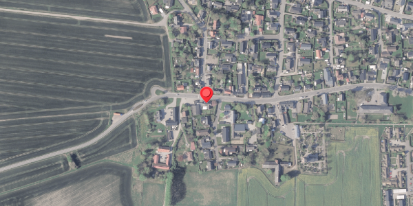 Oversvømmelsesrisiko fra vandløb på Postvej 39A, 8382 Hinnerup
