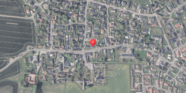 Oversvømmelsesrisiko fra vandløb på Postvej 44, 8382 Hinnerup
