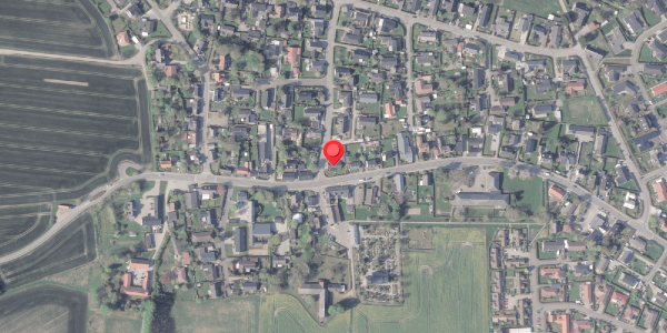 Oversvømmelsesrisiko fra vandløb på Postvej 46, 8382 Hinnerup