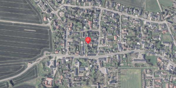 Oversvømmelsesrisiko fra vandløb på Postvej 50A, 8382 Hinnerup