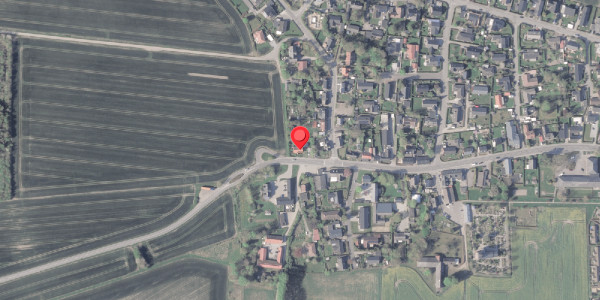Oversvømmelsesrisiko fra vandløb på Postvej 60A, 8382 Hinnerup