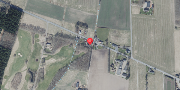 Oversvømmelsesrisiko fra vandløb på Postvej 83, 8382 Hinnerup