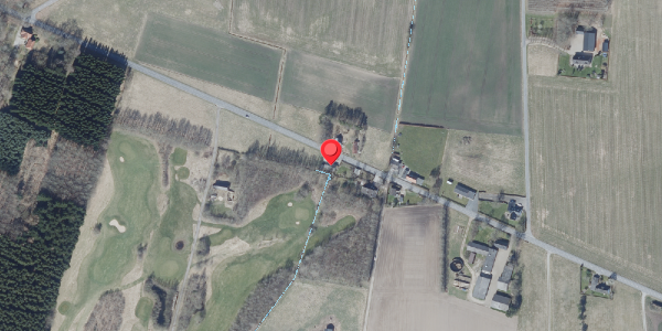 Oversvømmelsesrisiko fra vandløb på Postvej 85, 8382 Hinnerup