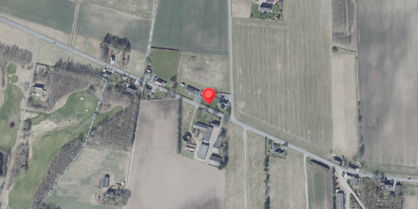 Oversvømmelsesrisiko fra vandløb på Postvej 92, 8382 Hinnerup