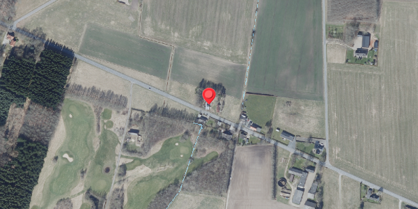 Oversvømmelsesrisiko fra vandløb på Postvej 98, 8382 Hinnerup