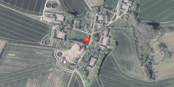 Oversvømmelsesrisiko fra vandløb på Sandbyvej 13, 8382 Hinnerup