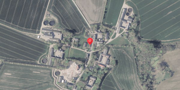 Oversvømmelsesrisiko fra vandløb på Sandbyvej 21, 8382 Hinnerup