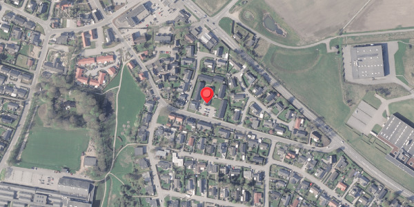 Oversvømmelsesrisiko fra vandløb på Simonsens Have 2, 8382 Hinnerup