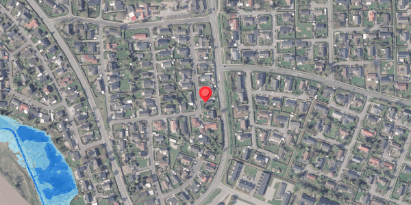 Oversvømmelsesrisiko fra vandløb på Snerlevej 2, . , 8382 Hinnerup
