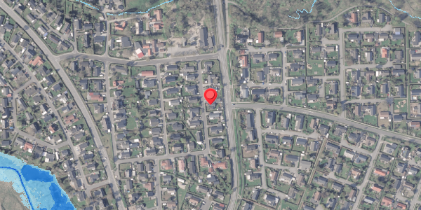 Oversvømmelsesrisiko fra vandløb på Snerlevej 8, . , 8382 Hinnerup