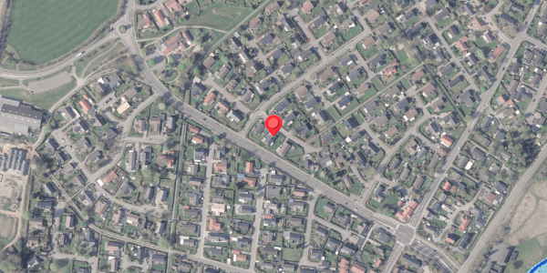 Oversvømmelsesrisiko fra vandløb på Tranevej 4, 8382 Hinnerup