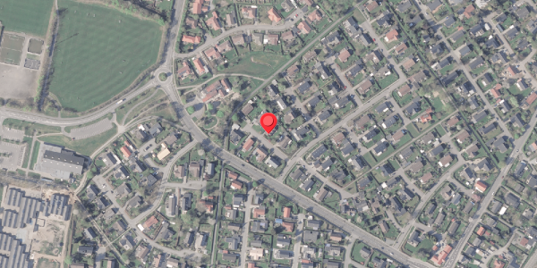 Oversvømmelsesrisiko fra vandløb på Tranevej 13, 8382 Hinnerup