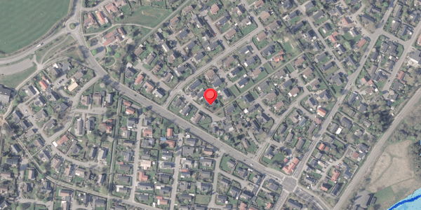 Oversvømmelsesrisiko fra vandløb på Tranevej 14, . , 8382 Hinnerup