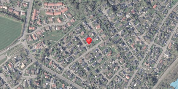 Oversvømmelsesrisiko fra vandløb på Tranevej 47, 8382 Hinnerup