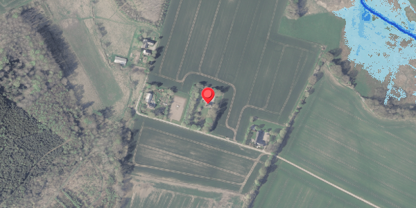Oversvømmelsesrisiko fra vandløb på Sahara 3, . , 8382 Hinnerup