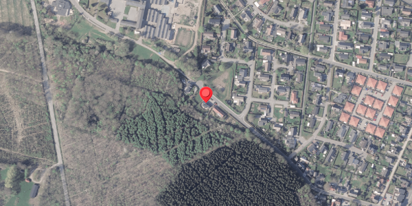 Oversvømmelsesrisiko fra vandløb på Vestergade 29, 8382 Hinnerup