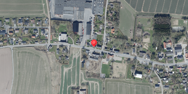 Oversvømmelsesrisiko fra vandløb på Vittenvej 84, 8382 Hinnerup