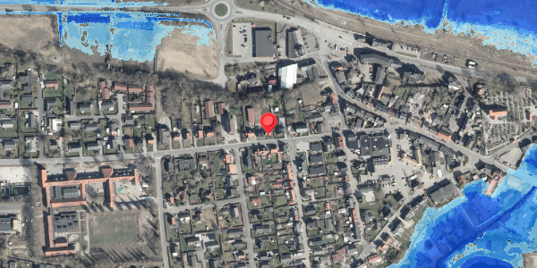 Oversvømmelsesrisiko fra vandløb på Bugtrupvej 10, . , 8560 Kolind