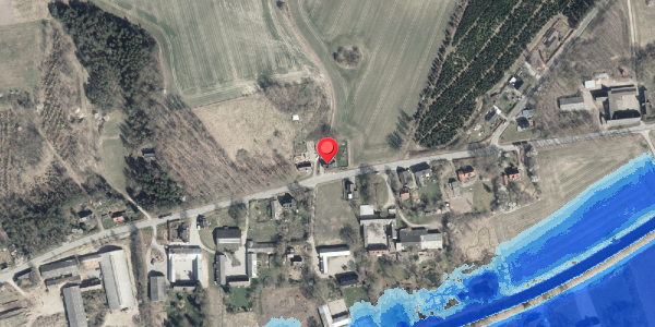 Oversvømmelsesrisiko fra vandløb på Sivestedvej 37, 8560 Kolind