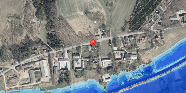Oversvømmelsesrisiko fra vandløb på Sivestedvej 40, 8560 Kolind