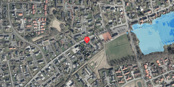 Oversvømmelsesrisiko fra vandløb på Svinget 2, 8560 Kolind