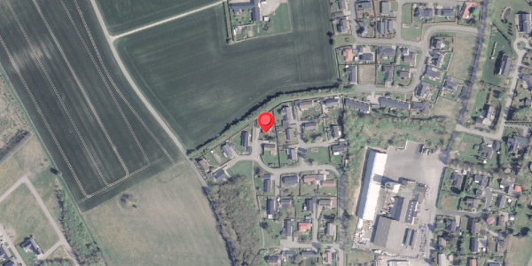 Oversvømmelsesrisiko fra vandløb på Dalsvinget 28, . , 8983 Gjerlev J