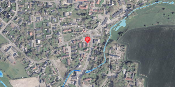 Oversvømmelsesrisiko fra vandløb på Gjerlevvej 3C, 8983 Gjerlev J