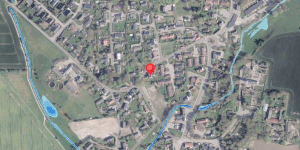Oversvømmelsesrisiko fra vandløb på Gjerlevvej 13, 8983 Gjerlev J