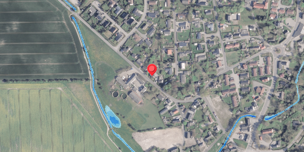 Oversvømmelsesrisiko fra vandløb på Gjerlevvej 32, . , 8983 Gjerlev J
