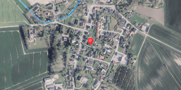 Oversvømmelsesrisiko fra vandløb på Toften 3, 8983 Gjerlev J
