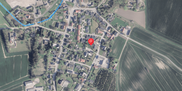 Oversvømmelsesrisiko fra vandløb på Toften 9, 8983 Gjerlev J