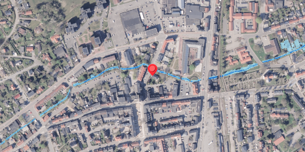 Oversvømmelsesrisiko fra vandløb på Aabygade 4, 8300 Odder