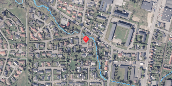 Oversvømmelsesrisiko fra vandløb på Aahaven 1, 8300 Odder
