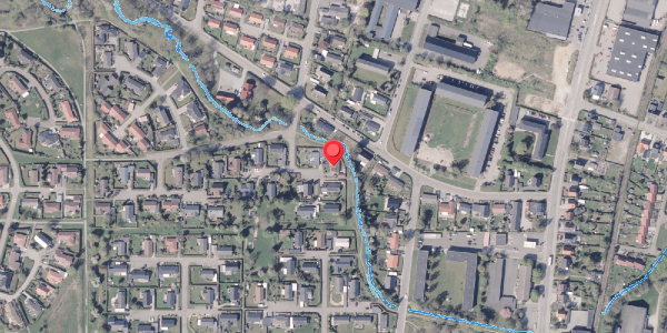 Oversvømmelsesrisiko fra vandløb på Aahaven 3, 8300 Odder