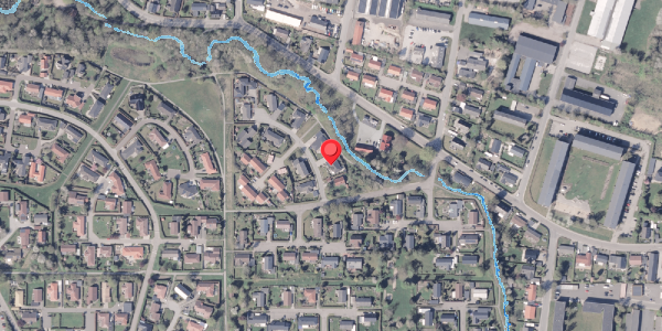 Oversvømmelsesrisiko fra vandløb på Aahaven 4, 8300 Odder