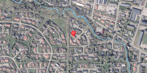 Oversvømmelsesrisiko fra vandløb på Aahaven 22, 8300 Odder