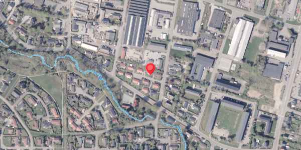 Oversvømmelsesrisiko fra vandløb på Aahavevej 1I, 8300 Odder