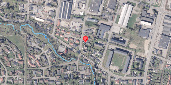 Oversvømmelsesrisiko fra vandløb på Aahavevej 6, 8300 Odder