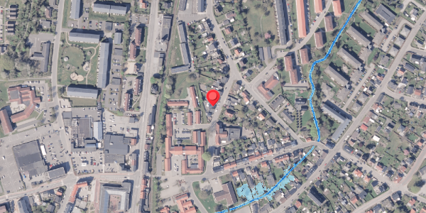 Oversvømmelsesrisiko fra vandløb på Aaholmsgade 5, 8300 Odder