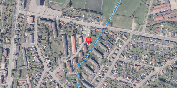 Oversvømmelsesrisiko fra vandløb på Aaparken 3, 1. th, 8300 Odder