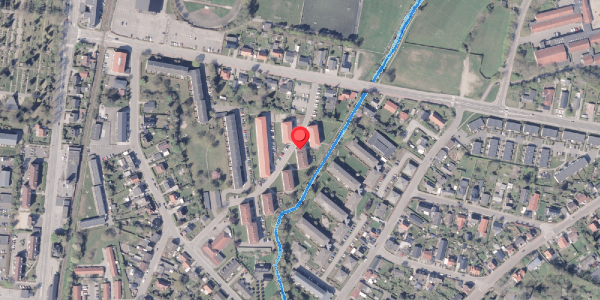 Oversvømmelsesrisiko fra vandløb på Aaparken 5, st. th, 8300 Odder