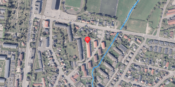 Oversvømmelsesrisiko fra vandløb på Aaparken 8, 2. th, 8300 Odder