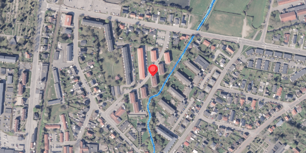 Oversvømmelsesrisiko fra vandløb på Aaparken 9, 2. th, 8300 Odder
