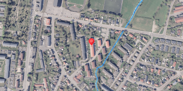 Oversvømmelsesrisiko fra vandløb på Aaparken 10, 2. th, 8300 Odder