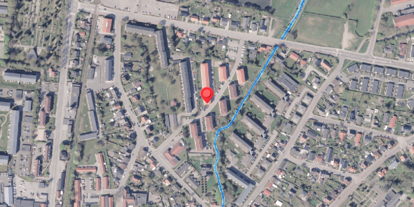 Oversvømmelsesrisiko fra vandløb på Aaparken 16, 2. th, 8300 Odder
