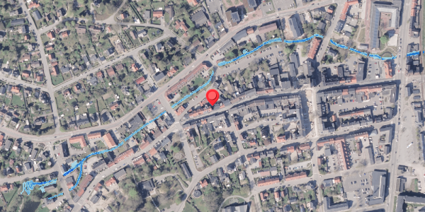 Oversvømmelsesrisiko fra vandløb på Aaparkeringen 10, 8300 Odder