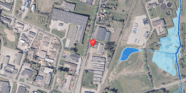 Oversvømmelsesrisiko fra vandløb på Århusvej 56, 8300 Odder