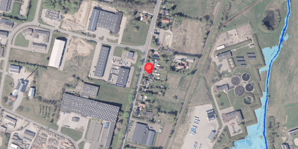 Oversvømmelsesrisiko fra vandløb på Århusvej 80, 8300 Odder